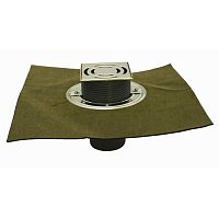 HL3100TН Трап с верт. выпуском с незамерзающим затвором и полимербитумным полотном DN75/110